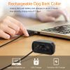 Dog Bark Collar IP67 Waterproof Rechargeable Dog Training Receiver Shock Collar Receiver with Beep Vibration Shock 9 Levels