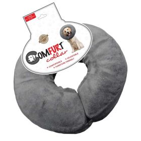 Arlee Pet Products Poly Filled Adjustable E-Collar Charcoal Large
