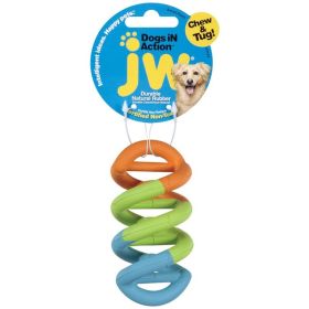 JW Pet Dogs in Action Rubber Dog Toy Multi-Color Small