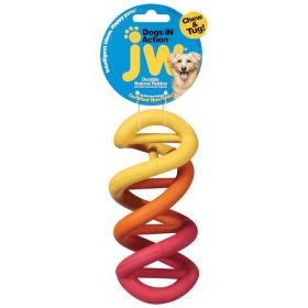 JW Pet Dogs in Action Rubber Dog Toy Multi-Color Large