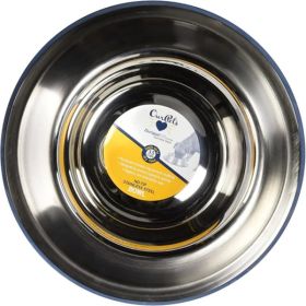 OurPets Premium Stainless Steel NonTip Dog Bowl 1ea-LG