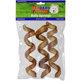 Redbarn Pet Products Bully Springs Dog Treat 3 Pack 6 in