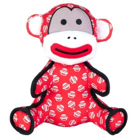 The Worthy Dog Sock Monkey Red Small