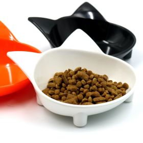 Pet cat bowl Non slip cute cat shaped colorful High Quality cat bowl cat food bowl (Color: Green)
