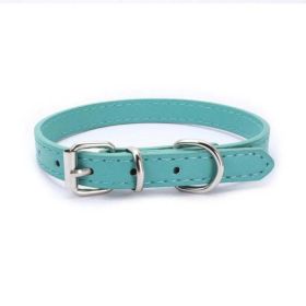 alloy buckle pet dog collar (Color: Green)