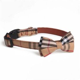 New Dog Collar Set (Color: Brown Collar)