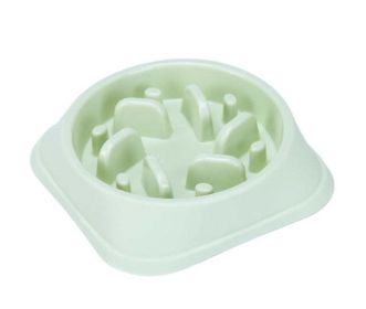 Wholesale Anti-suffocation Pet Dog Feeding Bowl (Color: green 1)