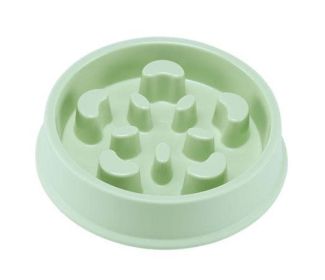 Wholesale Anti-suffocation Pet Dog Feeding Bowl (Color: green 3)