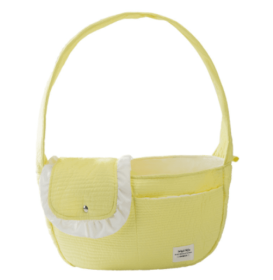 Wholesale pet backpack cat travel shoulder messenger bag (Color: Yellow)