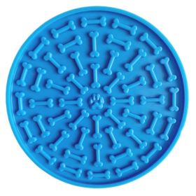 Wholesale Silicone Pet Dog Feeding Pad (Color: Blue)