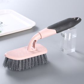 Bathroom ceramic tile cleaning brush Bathroom dead corner cleaning brush Color multipurpose cleaning brush Spot wholesale (colour: pink)